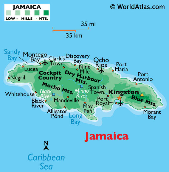 Jamaica WorldAtlas.com